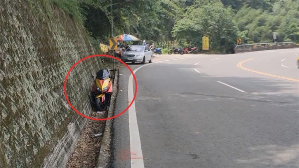 Life生活網 苗栗台三線重機過彎壓車自摔5追焦手受傷