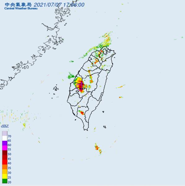 Life生活網 快新聞 大雷雨襲彰雲嘉 彰化二水 雲林古坑慎防淹水