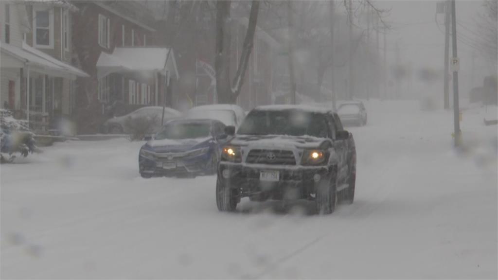 美國中西部暴風雪肆虐 芝加哥積雪20公分