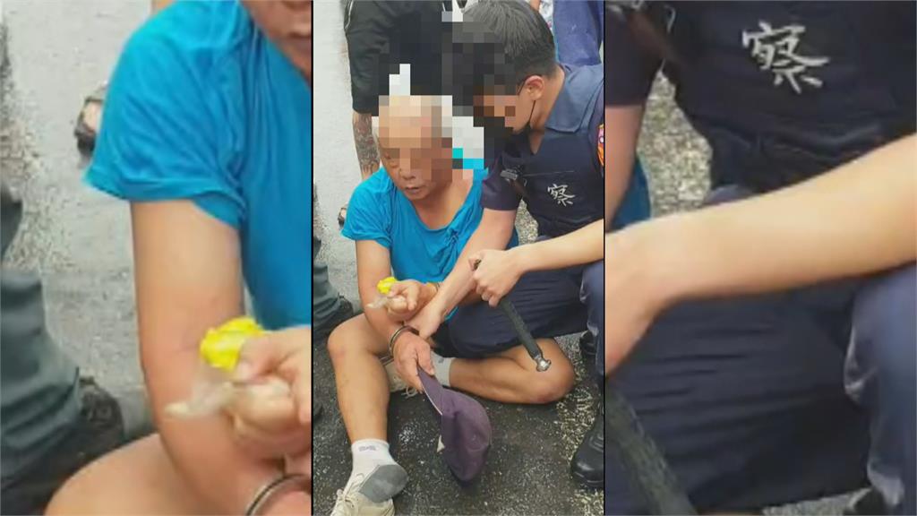 沒戴口罩想進市場被拒絕!男子竟拿出尖錐攻擊警方