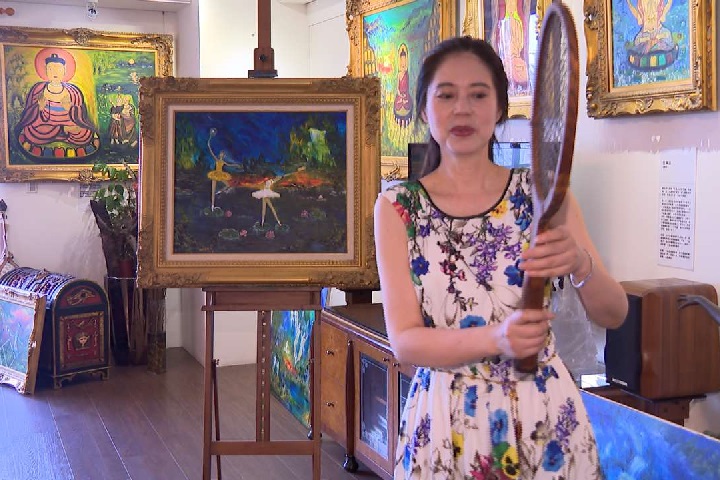 前網球選手胡娜　油畫作品獲溫布頓博物館收藏