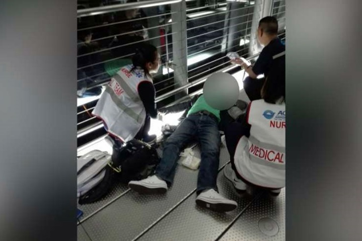 泰籍旅客倒地險死  2台護理師急救搶命