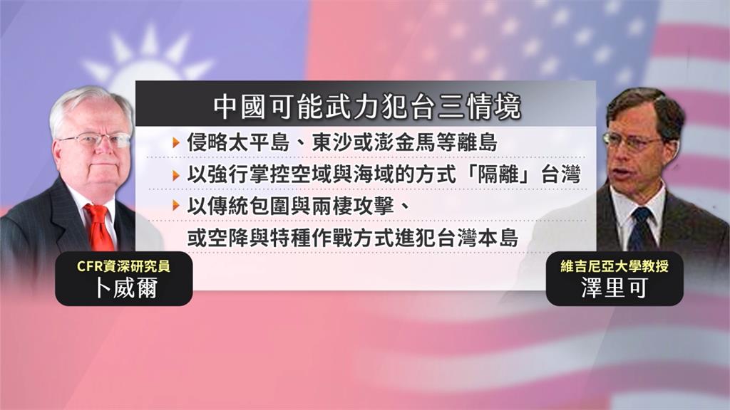 台灣恐成中國攻擊對象？美國智庫促拜登政府制定護台新戰略