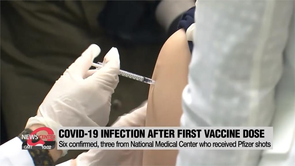 南韓疫苗開打 6人接種第一劑仍確診武肺