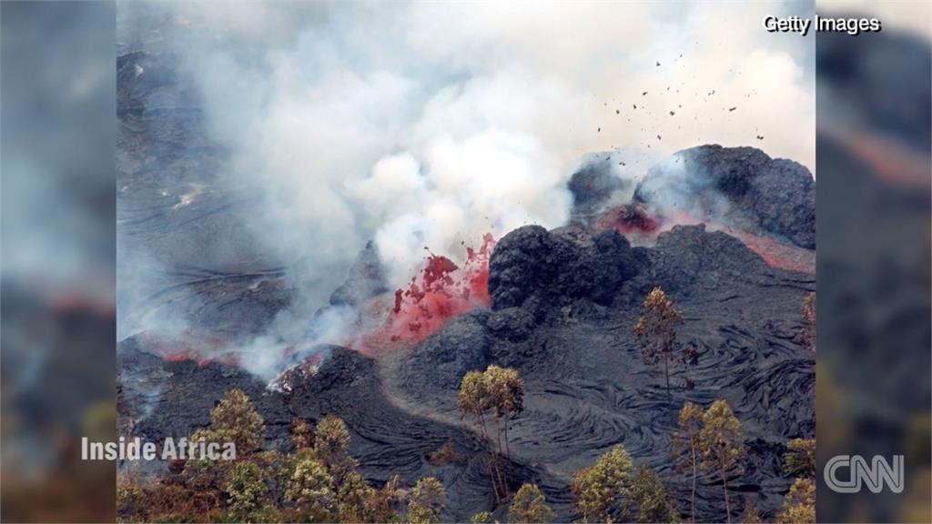 全球／剛果火山大噴發！ 滾燙岩漿摧毀17座村莊
