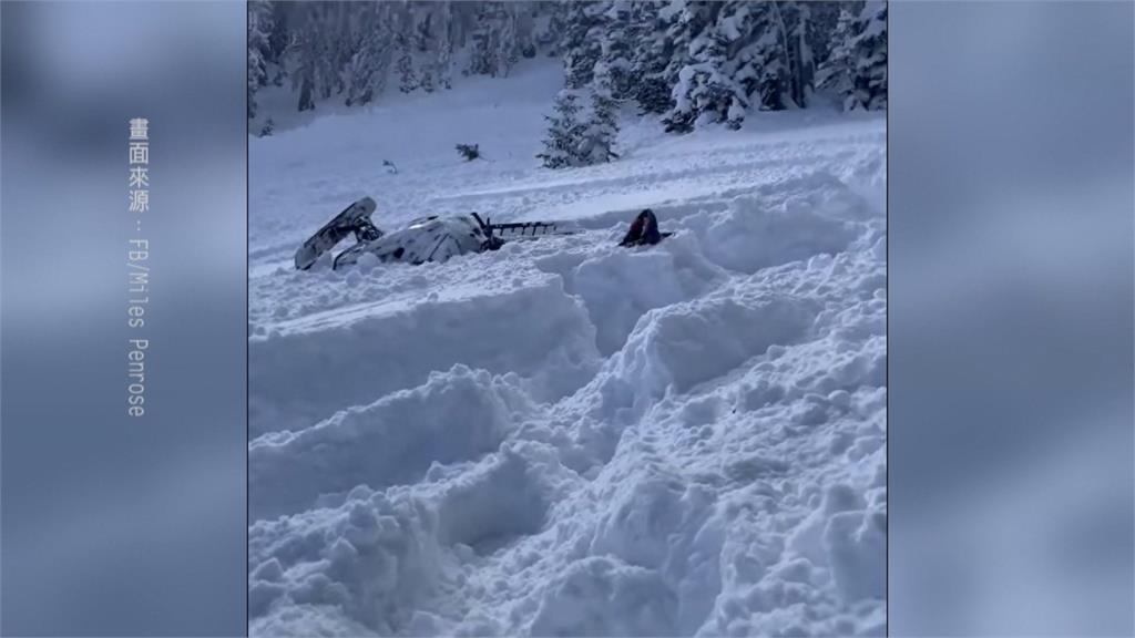 「被活埋」瞬間全都錄！美國猶他州山區雪崩4人罹難