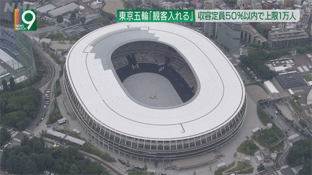 東京奧運確定將開放觀眾　 場館上限1萬人
