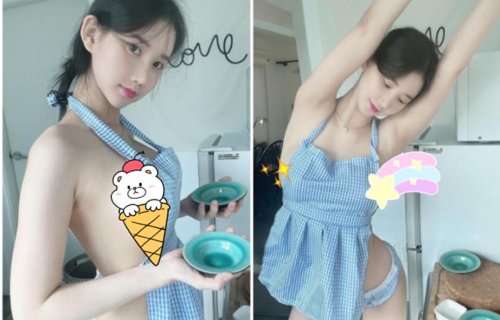 「暗黑潤娥」韓國DJ做菜只穿圍裙! 8萬網友嗨炸:我餓了!
