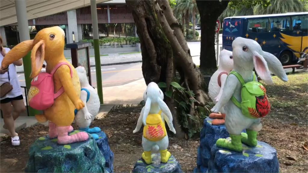 宜蘭又有新景點！礁溪轉運站至溫泉公園又新設29個「幾米兔子裝置藝術」