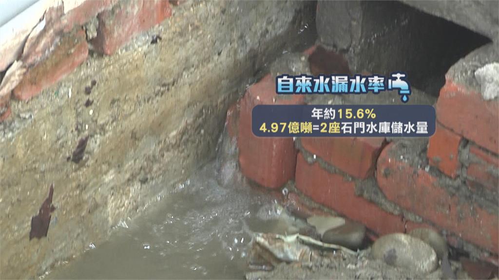 全台一年漏掉2.5座石門水庫唏哩嘩啦！新竹社區水管破 狂漏水長達5年