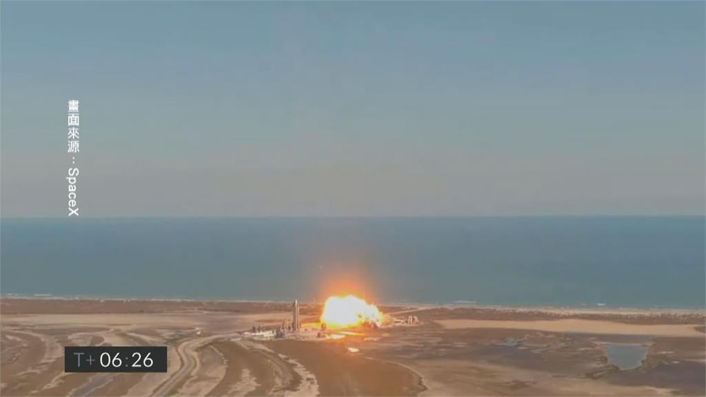 上升10公里後降落失敗SpaceX「星艦」又炸成一團火球！