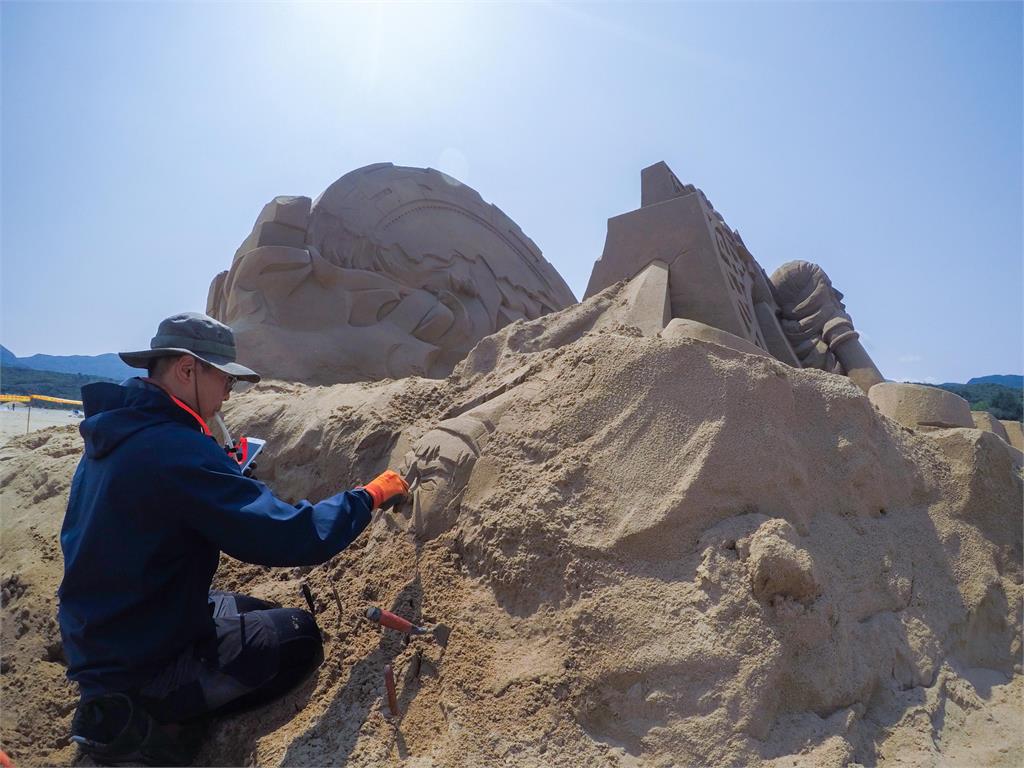 2021福隆國際沙雕藝術季正式開雕　重溫皮克斯經典