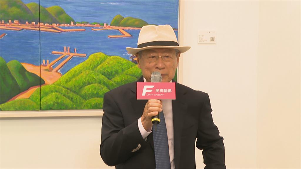 85歲鄭自才晚年投入油畫創作！紀錄台灣之美