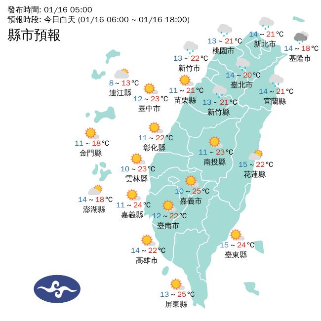 快新聞／今晨苗栗5.8°C！ 強烈冷氣團午後襲台 北台灣愈晚愈冷轉有雨