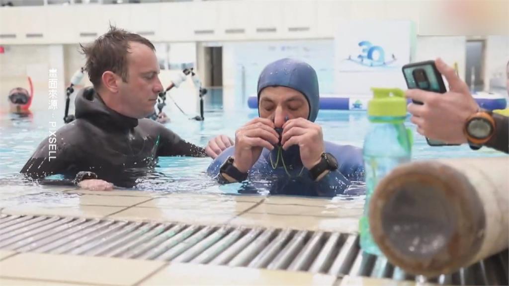 克羅埃西亞神人 水下閉氣24分鐘33秒創世界紀錄