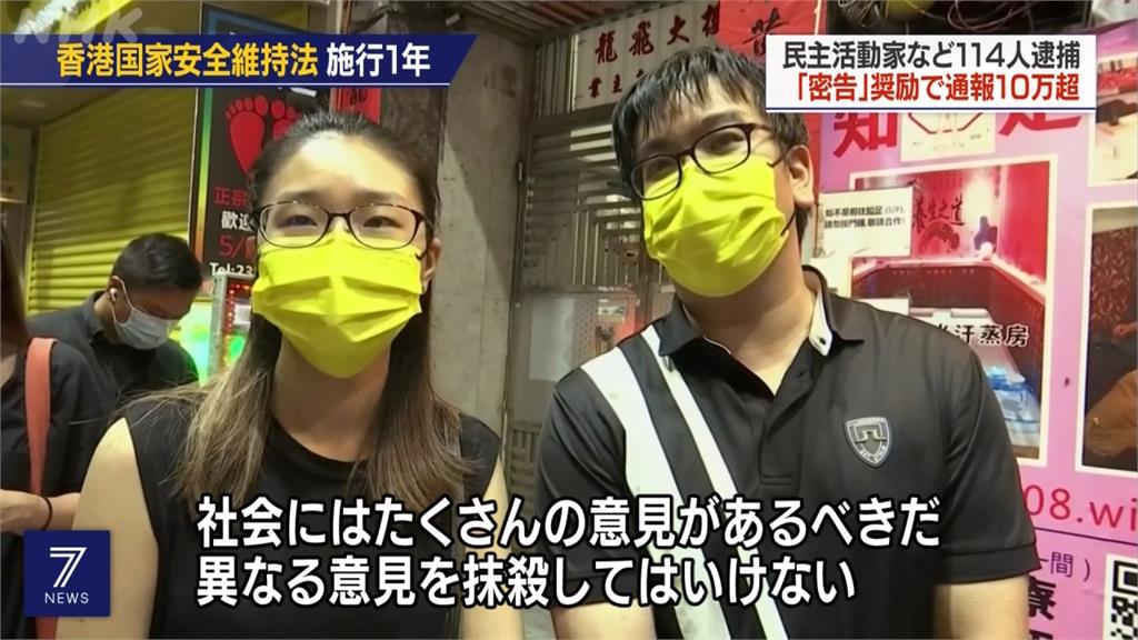 國安法實施將滿一年　香港自由民主全面倒退
