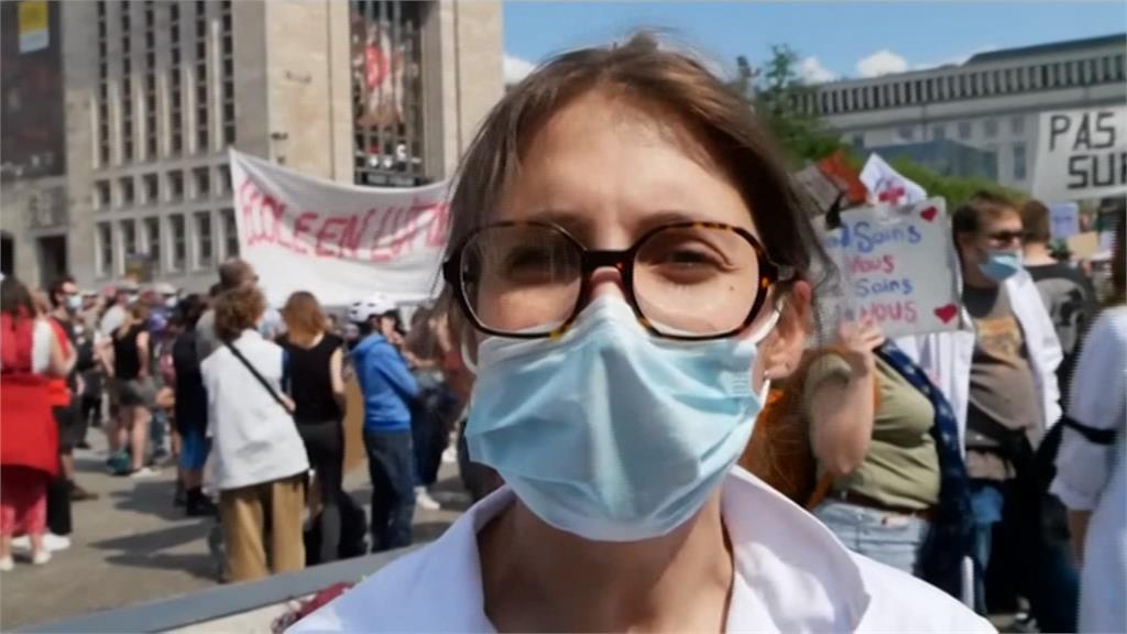 反疫苗.反口罩.反封鎖！英國.比利時民眾示威