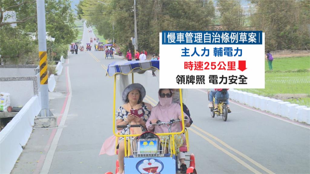 台東縣擬定「慢車管理條例」 規範電動腳踏車
