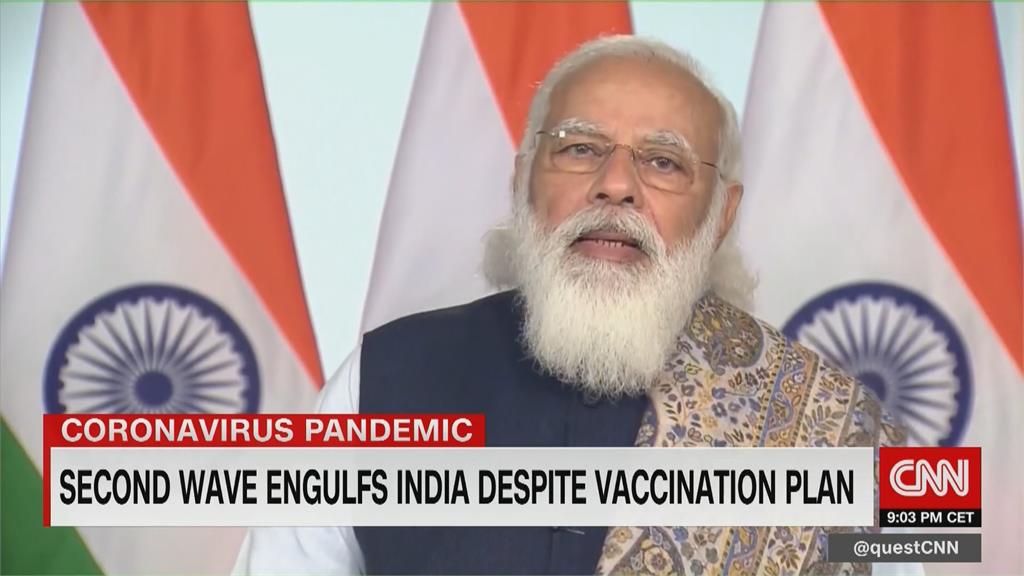 不顧國內疫苗接種率.忙選舉　印度疫情失控
