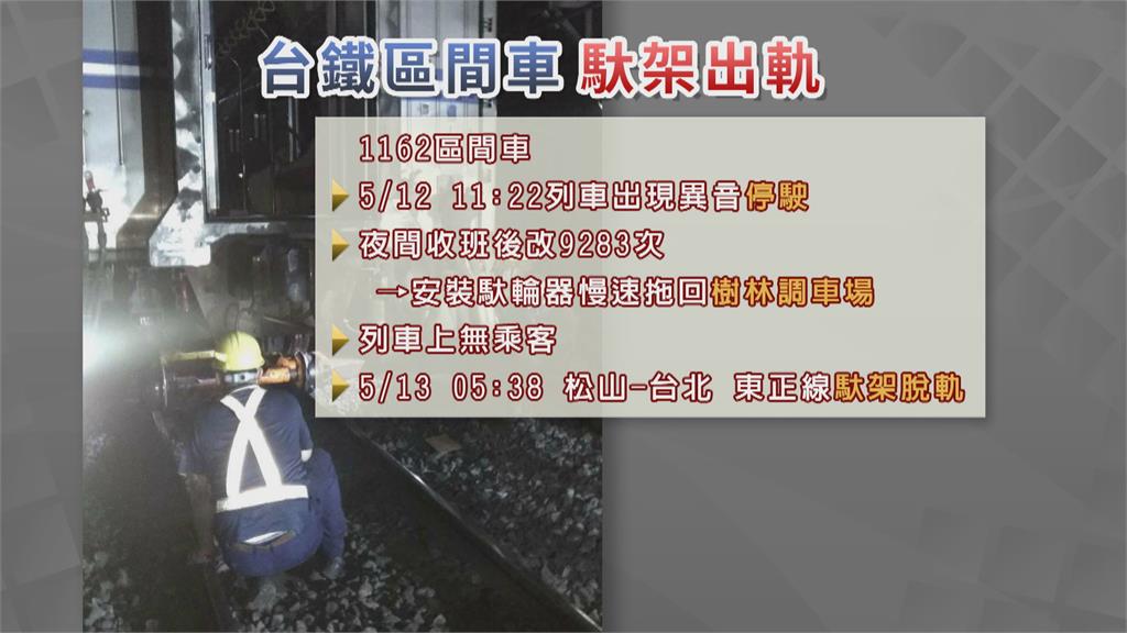 雪上加霜！　台鐵拖故障列車台北─松山脫軌搶修5hr影響近2萬人　區間車心驚「人擠人」