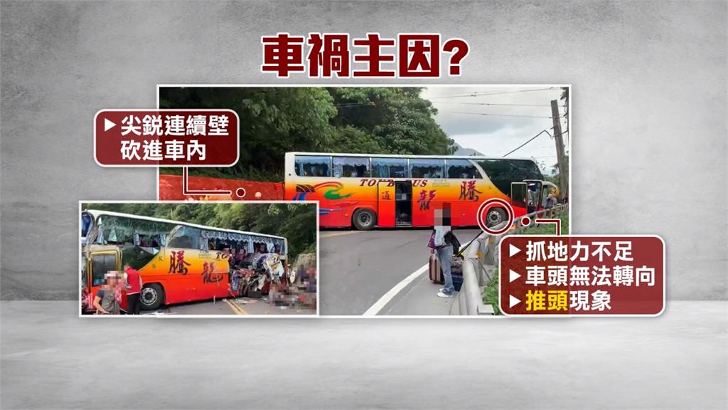 山壁如刀鋒砍進車內? 遊覽車蘇花自撞6死